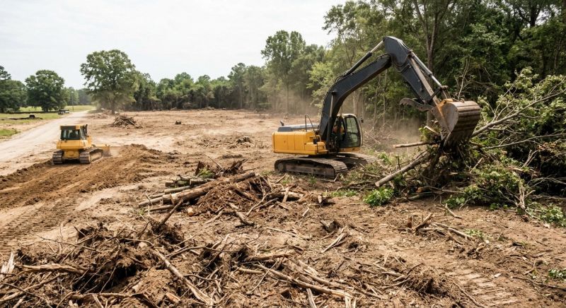 Commercial Lot Clearing in Gwinnett County, GA